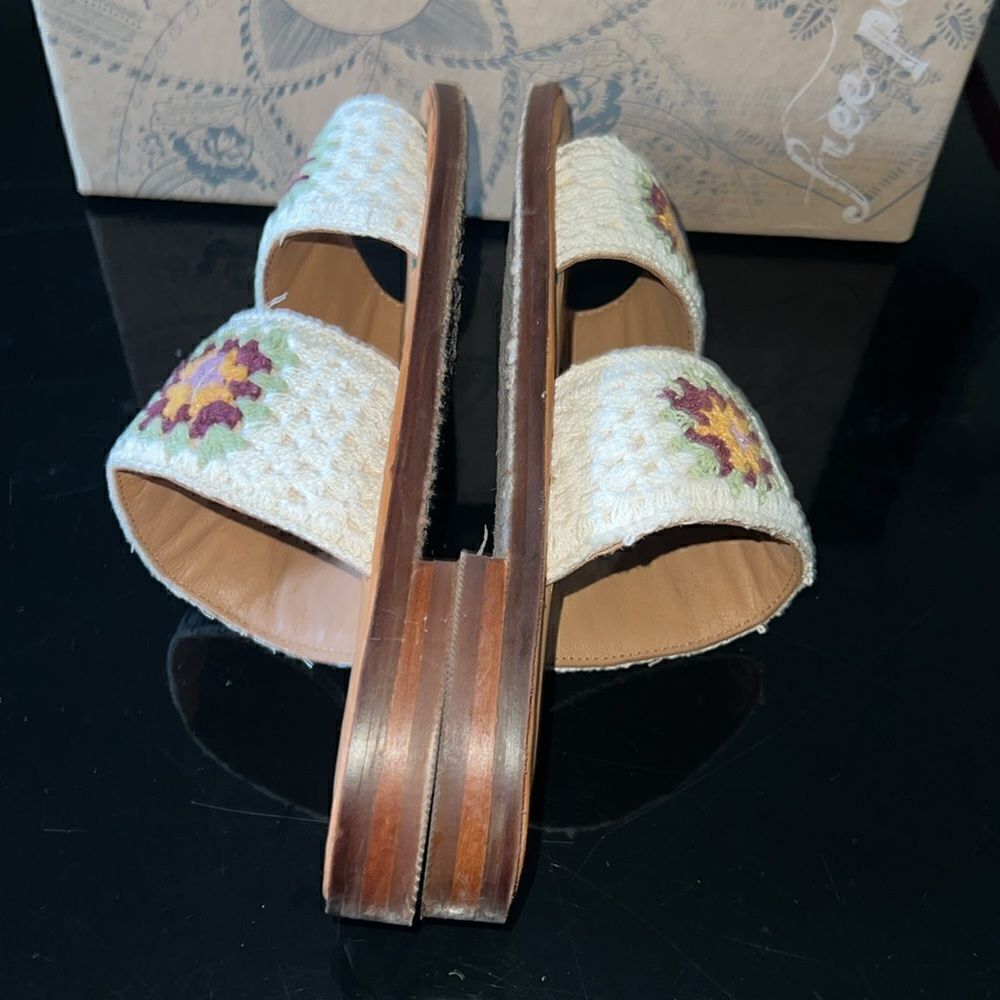 NWT Free People crochet sandals 37.5 - Picture 10 of 12